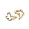 304 Stainless Steel Rhinestone Pendants STAS-Z154-03G-04-2