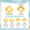 16 Pairs 2 Colors 925 Sterling Silver Spacer Beads FIND-BC0005-45-2