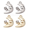 4Pcs 2 Colors Rack Plating Alloy Rhinestone Pendants FIND-YW0003-60-1