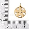 304 Stainless Steel Enamel Pendants STAS-Z143-09G-3