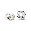 Brass Grade A Rhinestone Spacer Beads RB-A014-Z7mm-28S-2