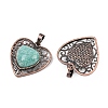 Natural Amazonite Pendants G-A315-04E-R-2