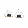 Alloy Enamel Pendants X-ENAM-S121-169-RS-2