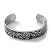 304 Stainless Steel Magnetic Cuff Bangles LS-BJEW-P307-01P-2