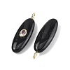 Natural Obsidian Pendants G-D357-02D-2