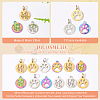 12Pcs 6 Style 201 & 304 Stainless Steel Pendants STAS-DC0001-58-4