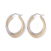304 Stainless Steel Hoop Earrings EJEW-F272-03GP-1
