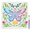 1Pc PET Hollow Out Drawing Painting Stencils DIY-MA0004-06D-1