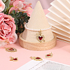 5Pcs 5 Styles Brass Enamel Pendants KK-CA0002-82-5