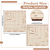 2Pc Square Wooden Crochet and Knitting Gauge DIY-BC0014-02-2