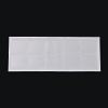 Plastic Necklace Chain Adhesive Pouch for Necklace Display Cards AJEW-P088-01B-1