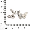 Brass Micro Pave Cubic Zirconia Pendants KK-V008-29P-3