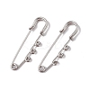 Tarnish Resistant 304 Stainless Steel Safety Pins Brooch Findings LS-STAS-I673-06P-1