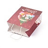 Christmas Theme Kraft Paper Bags ABAG-H104-D05-4