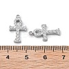 304 Stainless Steel Micro Pave Cubic Zirconia Pendants STAS-Z121-47P-02-2