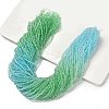Transparent Painted Glass Beads Strands LS-DGLA-A034-T1mm-A16-1
