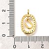 Brass Micro Pave Cubic Zirconia Pendants ZIRC-P123-01G-U02-3