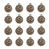 Alloy Pendant Cabochon Settings PALLOY-N156-01S-AB-1