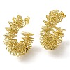 PVD Vacuum Plating 201 Stainless Steel C-shape Stud Earrings with 304 Stainless Steel Pins EJEW-A098-06G-1