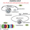 1Pc Stainless Steel Open Cuff Bangles BJEW-SC0001-55A-2