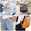 16Pcs Alloy Bar Beadable Keychain for Jewelry Making DIY Crafts KEYC-SZ0001-16RG-5