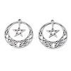 Non-Tarnish 201 Stainless Steel Pendants STAS-N098-044P-2