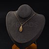 PVD Vacuum Plating 304 Stainless Steel Pendant Necklaces STAS-Z114-17G-3