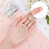 200Pcs 10 Styles 201 Stainless Steel Charms STAS-SC0002-87-3