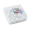 100Pcs 4 Style Imitation Pearl Acrylic Beads OACR-FS0001-23-2