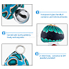 SUPERFINDINGS 8Pcs 4 Colors Handmade Polymer Clay Pendants CLAY-FH0001-21-4