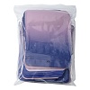 60Pcs 5 Styles Rectangle Glitter Holographic PVC Resealable Packaging Bags ABAG-FS0001-14A-6