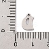 Non-Tarnish 201 Stainless Steel Charms STAS-U016-01P-D-3