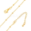 Brass Satellite Chains Necklaces for Women NJEW-D302-61G-2