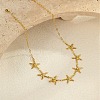Ocean 304 Stainless Steel Link Chain Necklaces for Women LS-NJEW-A060-01B-G-1