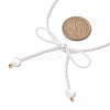 Glass Seed Pendants Necklaces for Women NJEW-MZ00031-02-3