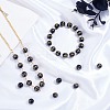Natural Obsidian Beads Strands G-AR0001-89-4