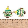 Christmas Theme Rack Plating Alloy Pendants FIND-M020-04G-03-3