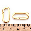 Brass Spring Gate Rings KK-WH20009-01G-3