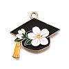 Alloy Enamel Pendants ENAM-D302-02KCG-01A-1