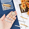 20Pcs 2 Colors 304 Stainless Steel Connector Charms STAS-UN0055-52-4