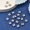 Brass Rhinestone Spacer Beads X1-RSB072-12S-2