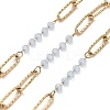 304 Stainless Steel Paperclip Chains CHS-P021-03G-08-1