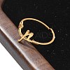 304 Stainless Steel Cuff Rings for Women RJEW-D285-01G-P-5