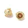 Brass Micro Pave Clear Cubic Zirconia Pendants KK-Q031-22G-2