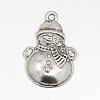 Tibetan Style Lovely Snowman Alloy Charms X-EA314Y-1