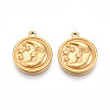 304 Stainless Steel Pendants STAS-N109-106G-1