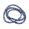 Transparent Electroplate Glass Beads Strands EGLA-A039-T3mm-UA10-2