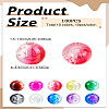 100Pcs 10 Styles Crackle Style Glass Beads GLAA-LP0001-23-2