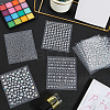 8 Sheets 4 Styles Laser Heart Pattern Nail Art Sticker DIY-CY0001-90-3