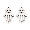 Tarnish Resistant Religion 201 Stainless Steel Charms STAS-N092-29-1